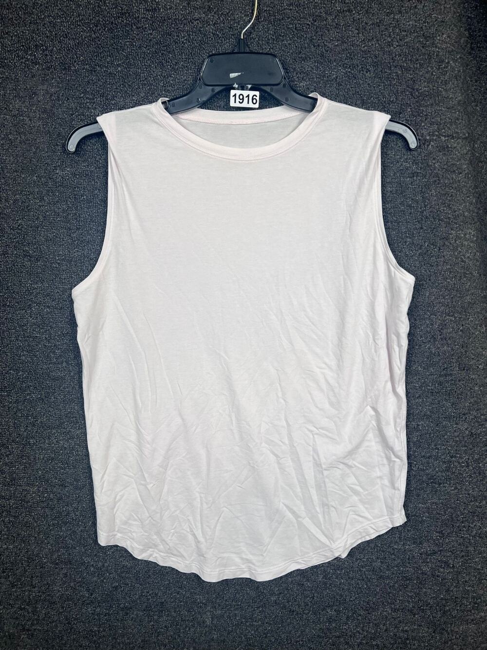 Lululemon All Yours Tank Top Womens Size M Light Pink Sleeveless Athleisure